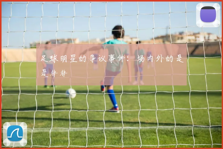 足球明星的争议事件：场内外的是是非非